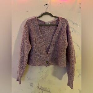 Pastel Button Front Cardigan